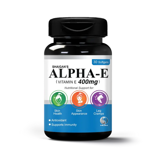Alpha-E 400mg Softgel Capsules | Best Vitamin E Supplement