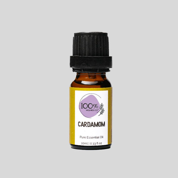 100% Wellness Co Cardamom Essential Oil