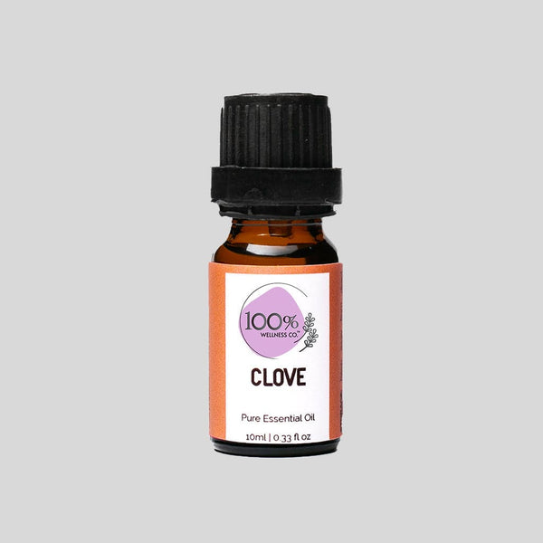 100% Wellness Co Clove Essential Oil