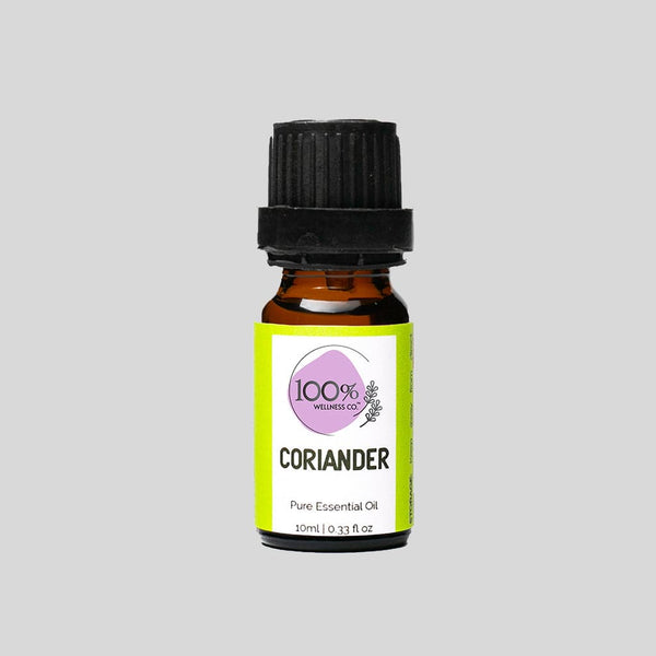 100% Wellness Co Coriander Essential Oil