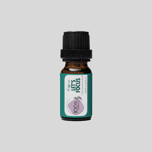 100% Wellness Co Diffuse Let's Focus