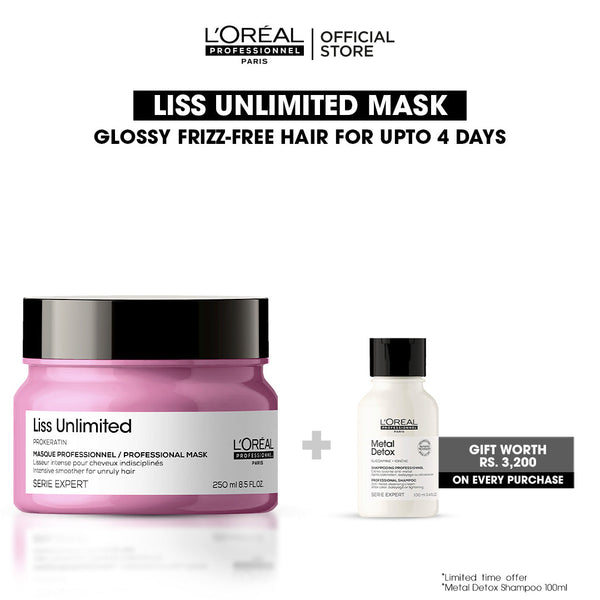 Loreal Professionnel Serie Expert Liss Unlimited Mask Bundle Deal