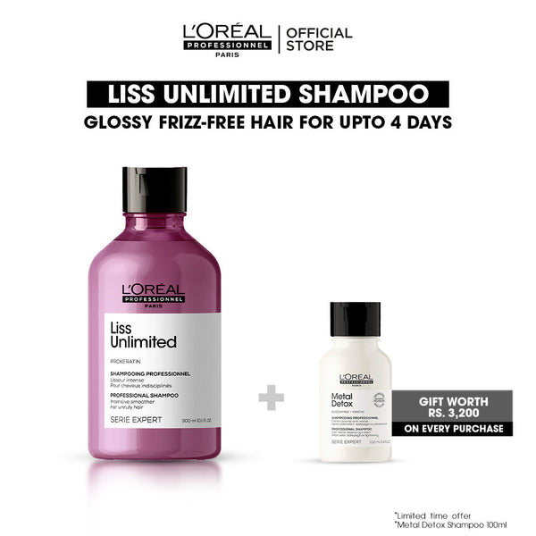 Loreal Professionnel Serie Expert Liss Unlimited Shampoo Bundle Deal