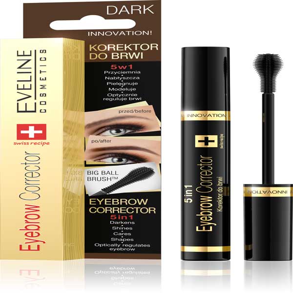 Eveline Eyebrow Corrector Dark Brown 9 Ml