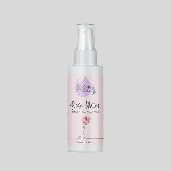 100% Wellness Co Rose Water Spray