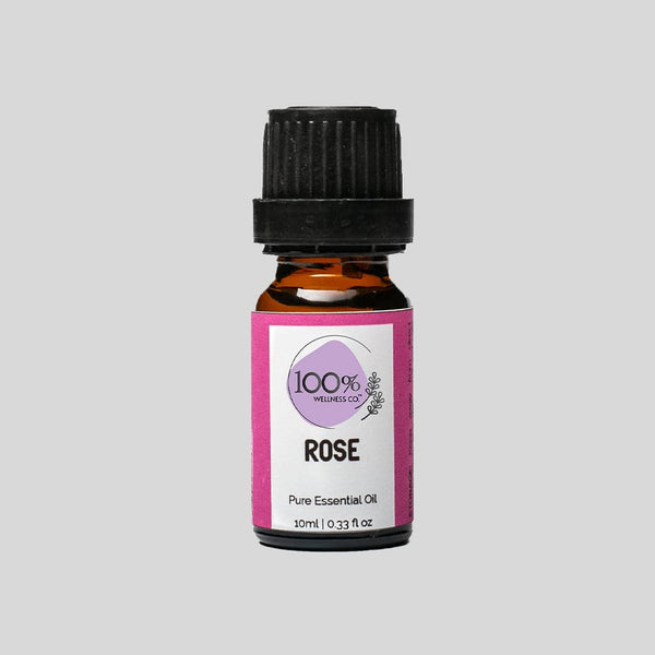 100% Wellness Co Rose Essential Oil