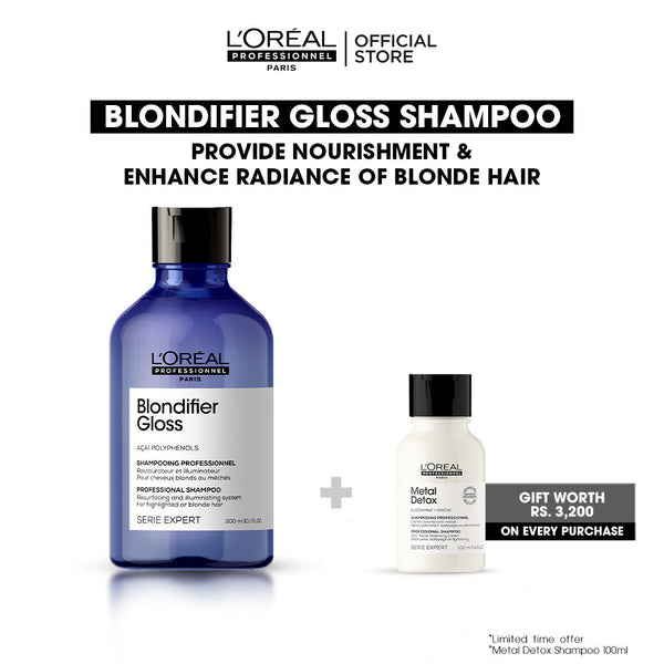 Loreal Professionnel Serie Expert Blondifier Gloss Shampoo Bundle Deal