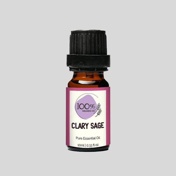 100% Wellness Co Clary Sage Essential Oil