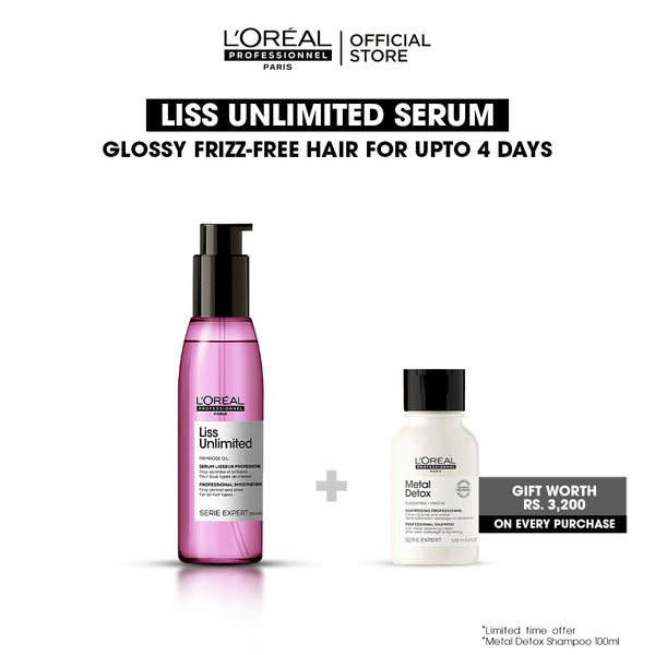 Loreal Professionnel Liss Unlimited Blow Dry Hair Oil Bundle Deal