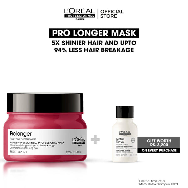Loreal Professionnel Serie Expert Pro Longer Mask With Filler-A100 And Amino Acid Bundle Deal