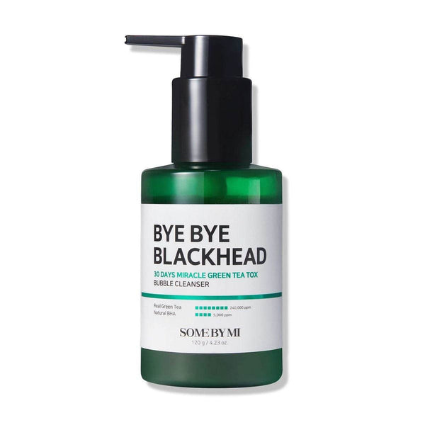SOME BY MI Bye Bye Blackhead 30 Days Miracle Green Tea Tox Bubble Cleanser ( The Savings Spot Sale )